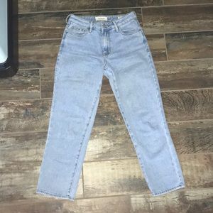 pacsun light wash mom jeans